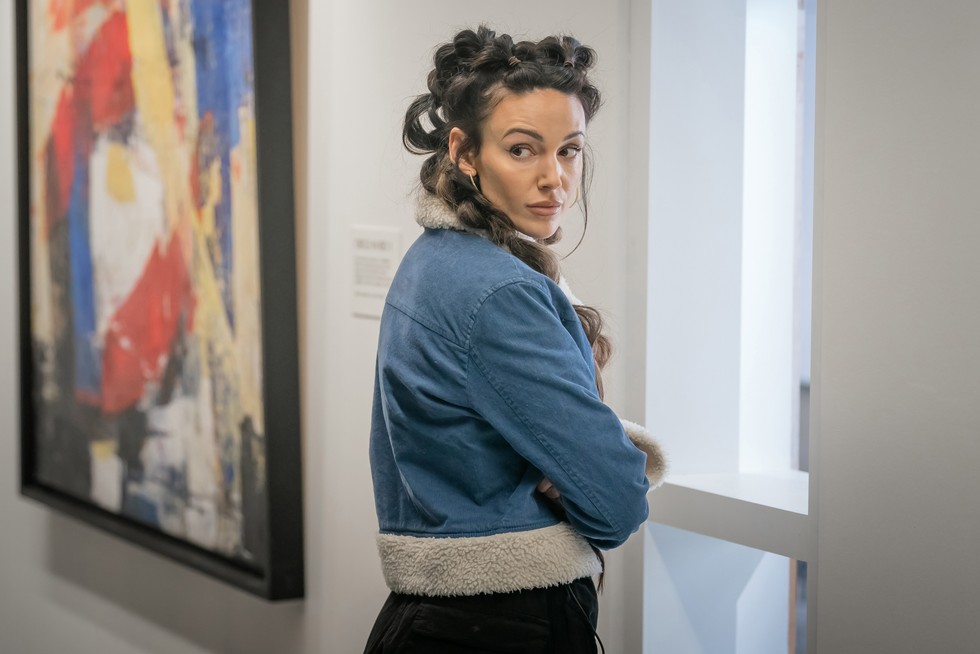 Brassic 5 Michelle Keegan as Erin in Brassic.